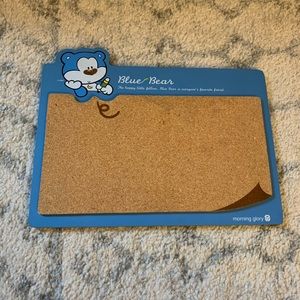 Blue Bear Cork Board